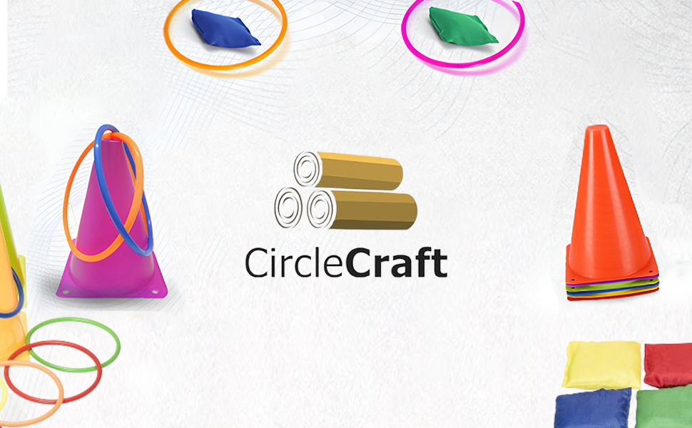 Cone ring toss game