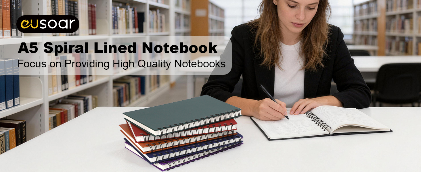 A5 spiral notebook