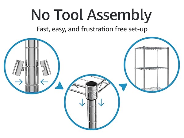 Honey-Can-Do No Tool Assembly