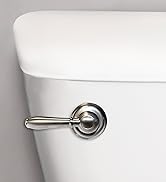 brushed nickel toilet handle