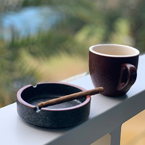 Ceramic Ashtray, Home Small Ashtray, Cool Ashtrays,Cigarette Ashtray For Indoor Or Outdoor Use