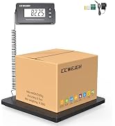 Shipping Scales 440lbs x 1oz Highly Accurate Postal Scales Ultrathin ABS Large Platform,Superligh...