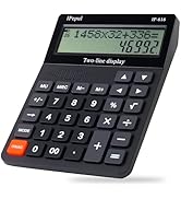 IPepul Basic Desktop Calculator - Big Buttons, 2 Line Display, Talking, 4 Function Simple Calcula...