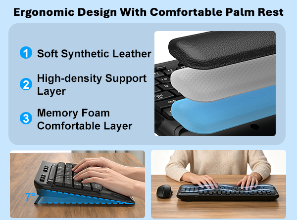Ergonomic Design With Comfortable Palm Rest