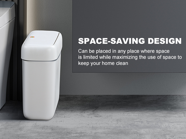 Slimline Privacy Garbage Can