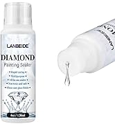 LANBEIDE Diamond Painting Sealer 120ML, 5D Diamond Painting Glue Permanent Hold & Shine Effect Se...