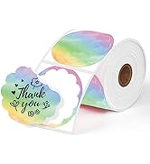 Phomemo Circle Labels- 2" Thermal Round Gradient Color Label for Barcode Label, DIY Logo Design, ...