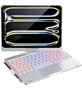 doqo iPad Pro 11 inch Case with Keyboard (M4, 2024),Keyboard case for iPad Pro 11 2024 with Multi...