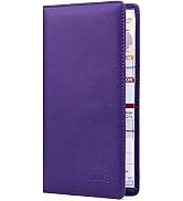 CANOPUS Car Registration and Insurance Holder, PU Leather Card Holder, Vehicle Glove Box Organize...