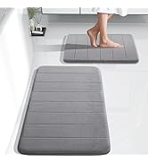 Yimobra Bathroom Rugs Sets 2 Piece, Soft Absorbent Memory Foam Bath Mats Set, Dry Fast Bath Mat, ...