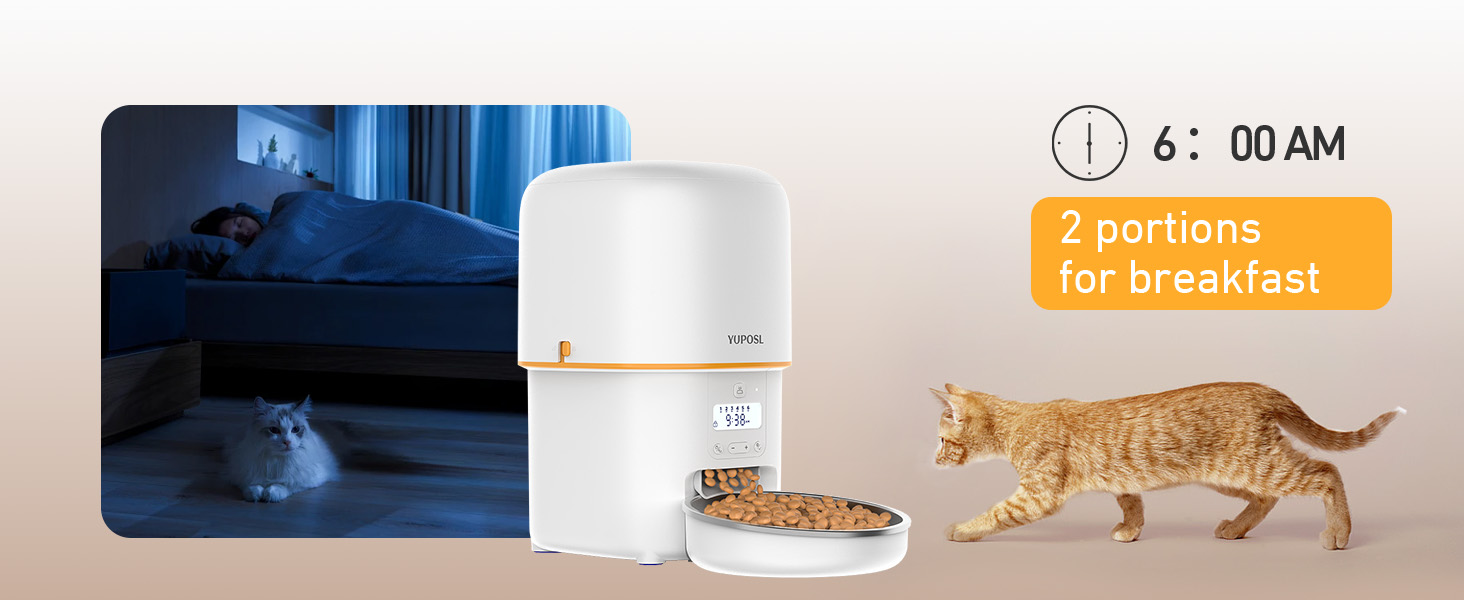 automatic cat feeder cat food dispenser pet feeder