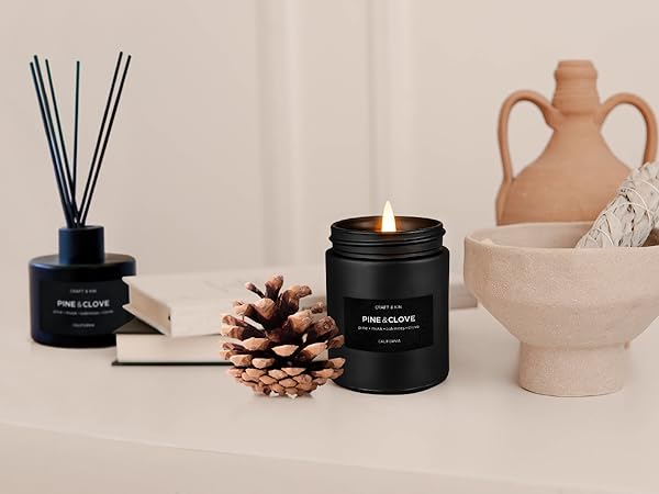 floral spa almond tropical warm filled peach gingerbread tobeape office candles organic strongly