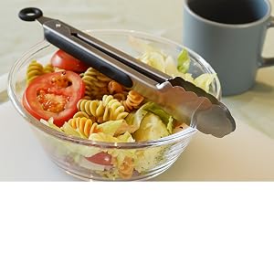 stainless steel kitchen tongs