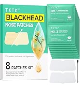 TKTK Blackhead Nose Patches, Gentle 3-Step Nose Strips, Painless Melting Blackhead Remover and Wh...
