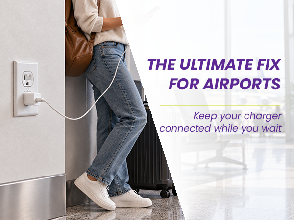 the ultimate fix for airports keep charger connected while you wait