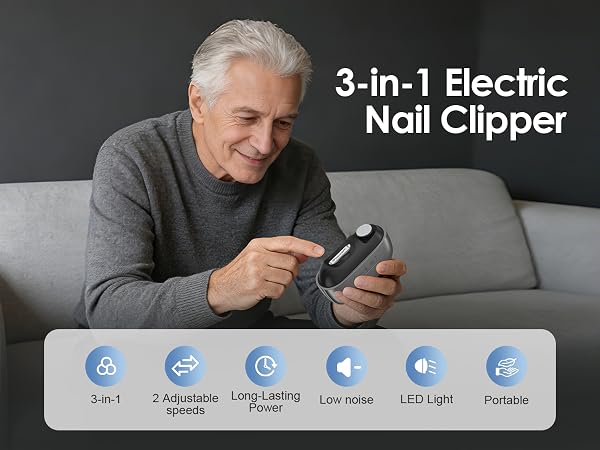 electric nail clipper electric nail trimmer electric nail grinder smart electric nail clipper