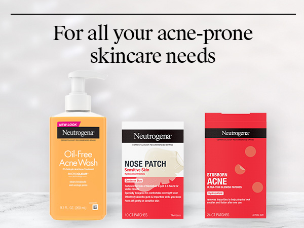acne facial cleanser daily face wash salicylic acid medicine oil free for breakouts