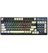 YUNZII YZ98 Gasket Mechanical Keyboard 99 Key Hot Swappable BT5.0/2.4G/USB-C Wireless Gaming with...