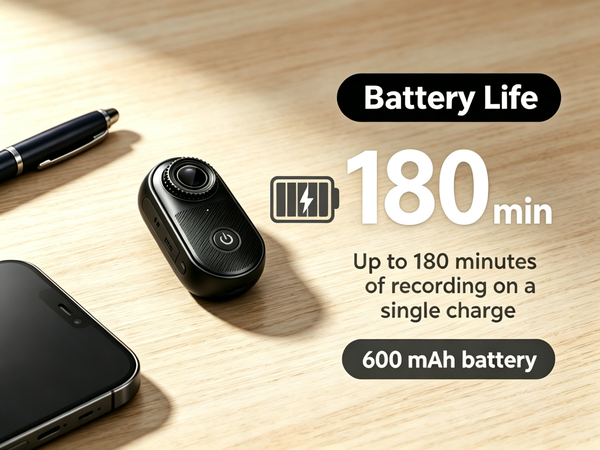 wearable camera with audio