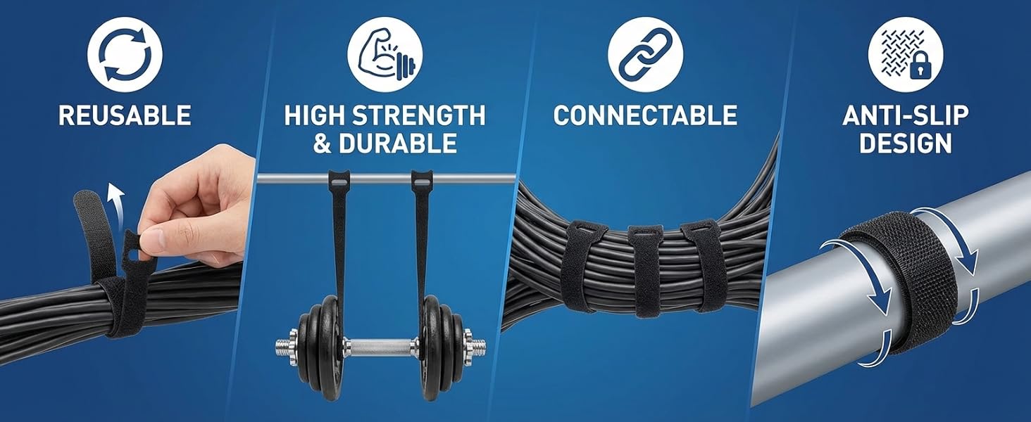 Reusable Fastening Cable Ties