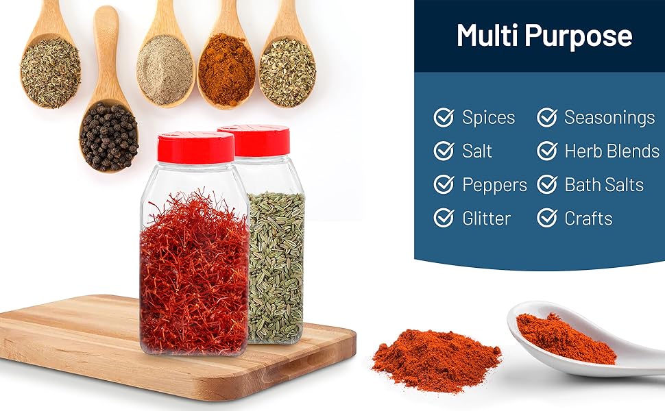 Multi-Purpose Spice Jars