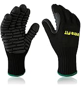 Intra-FIT Anti Vibration Work Gloves, Shock Proof Impact Reducing Safety Gloves