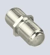 VCE 3GHz Coaxial Cable Connector, RG6 Coax Cable Extender F-Type Nickel Plated Adapter Female to ...