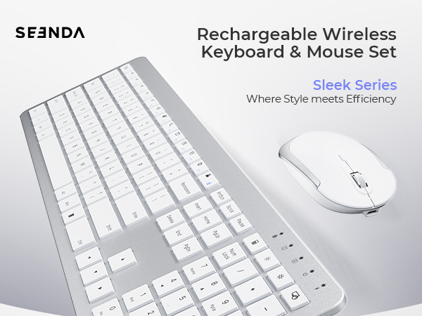 Wireless Keyboard and Mouse Combo