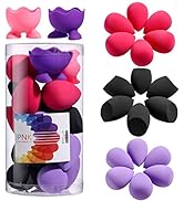 JPNK Makeup Sponge Set 18 Pcs Set Beauty Sponge Foundation Blending Latex-free Sponge with 2 Pcs ...