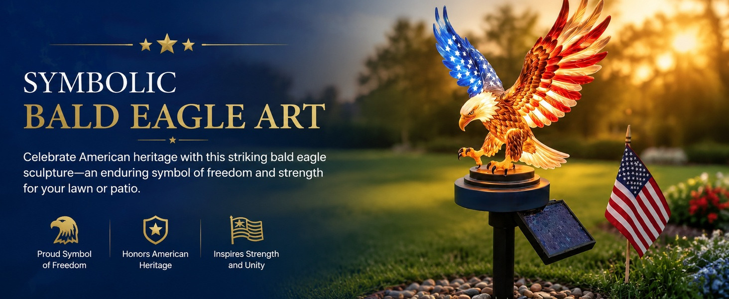 250th Anniversary America Eagle Garden Stake