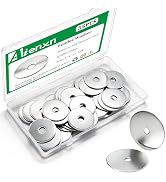 Aienxn 55PCS 1/4" x 1-1/4" Fender Washers, 18-8(304) Stainless Steel Washers for Bolts, 1/4" ID x...
