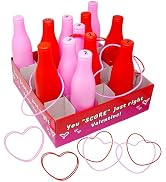 Valentine Bottle Ring Toss Game for Kids Party Activity, Indoor/Outdoor Backyard Yard Carnival Ga...