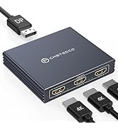 DisplayPort to HDMI Splitter for Multi Monitor Adapter 4K@60Hz DisplayPort Splitter 1 in 3 Out fo...