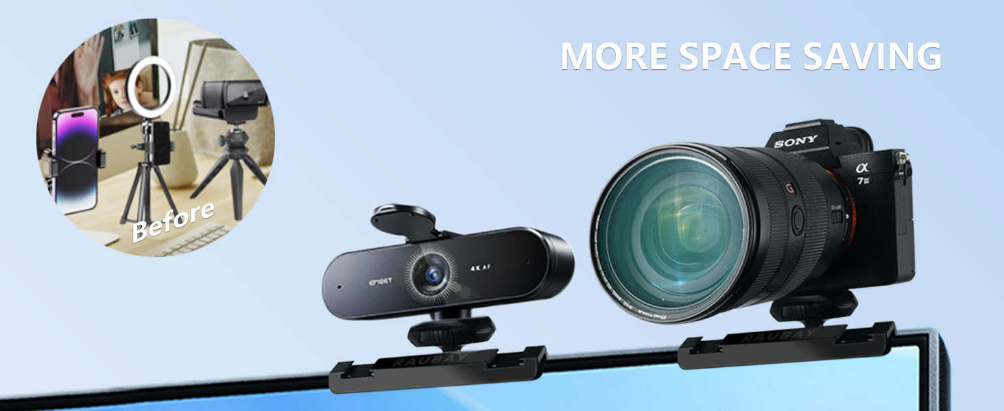 Monitor Top Camera Mount