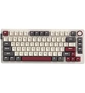 Rosewill Neon S75 Wireless Mechanical Gaming Keyboard, 80-Key Layout w/Volume Knob, Bluetooth / 2...