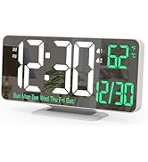 KOSUMOSU Alarm Clock for Bedroom, 6.7