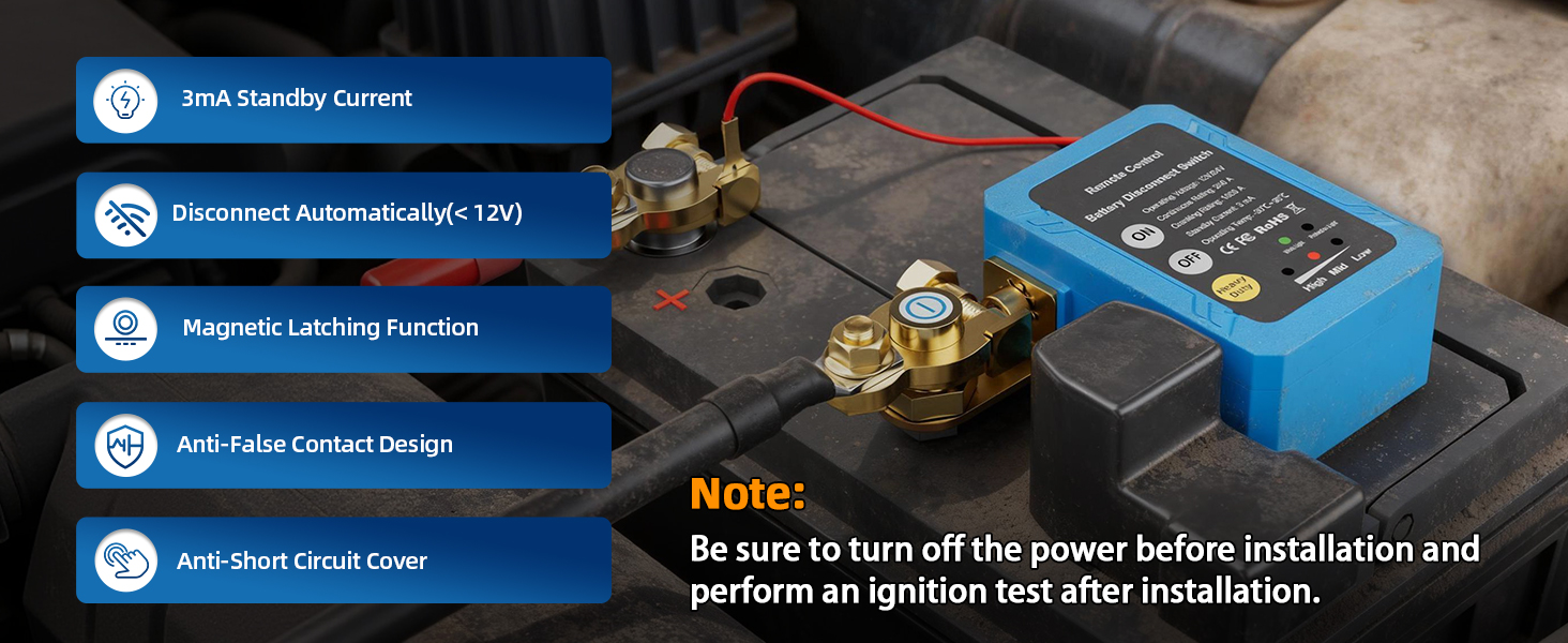 battery cut off switch 12v