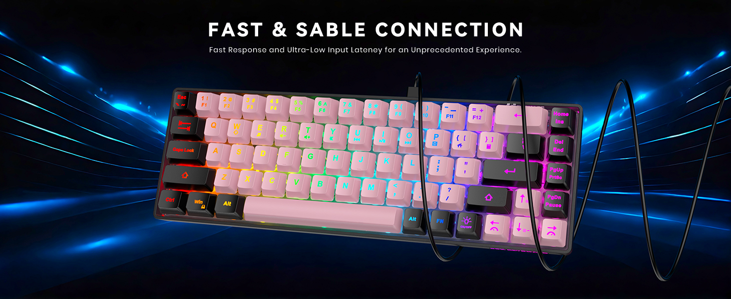 wired gaming keyboard
