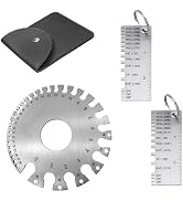 yorpyep 3 PCS Wire Gauge Measurement Tool, Precise Rustproof Colorfast Weld Seam Circular Gauge, ...