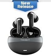 Tribit FlyBuds C3 Noise Cancelling Wireless Earbuds, 6-Mic Clear Calls | Bluetooth 6.0, Deep Bass...