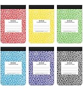Oxford Jr. Composition Notebooks, Half Size, Top Bound, 7-1/2" x 4-7/8", College Ruled Paper, 80 ...