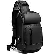 GYakeog Mini Sling Bag Hiking Daypack for Men, Waterproof Little Crossbody Travel Shoulder Bag, S...