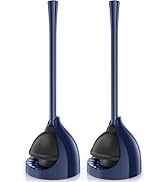 LOVLOY Toilet Plunger with Holder, Plunger with Unique Holder, Plungers for Bathroom with Holder,...