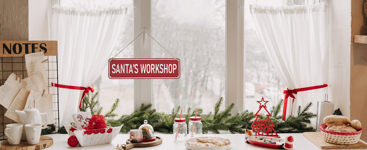 christmas door sign