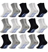 SkiBeaut 15 Pairs Toddler Socks, Kids Gripper Non Slip Toddlers Boy Girls Anti Skid Socks for 1-1...