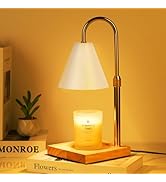 White Candle Warmer Lamp with Timer Dimmer, Electric Candle Lamp Warmer for Bedroom Decor, Mother...