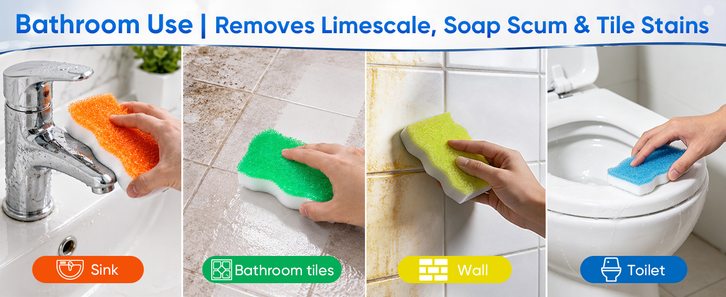 Bathtub bathroom sponges