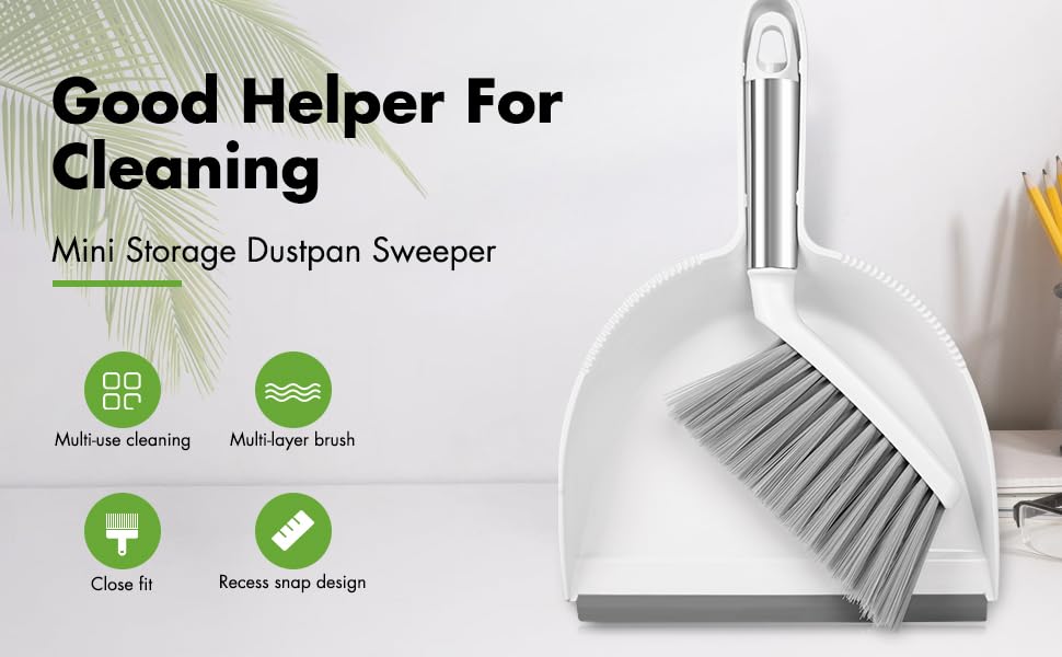 Small Broom and Dustpan Set