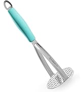 Joyoldelf Heavy Duty Stainless Steel Potato Masher, Professional Integrated Masher Kitchen Tool &...