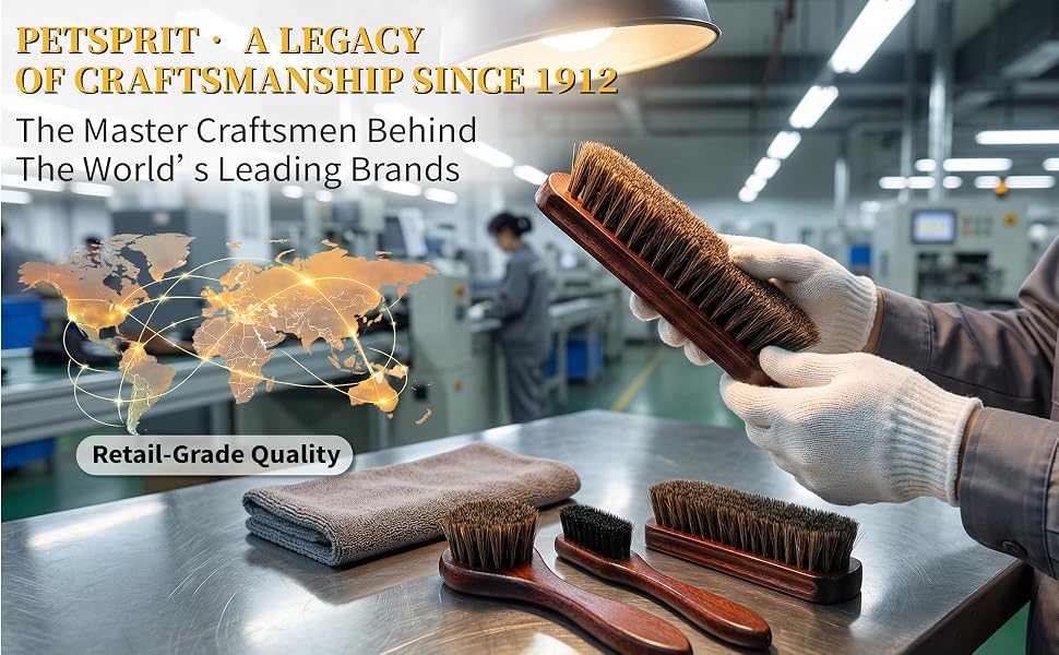 Horse Hair Shoe Brush